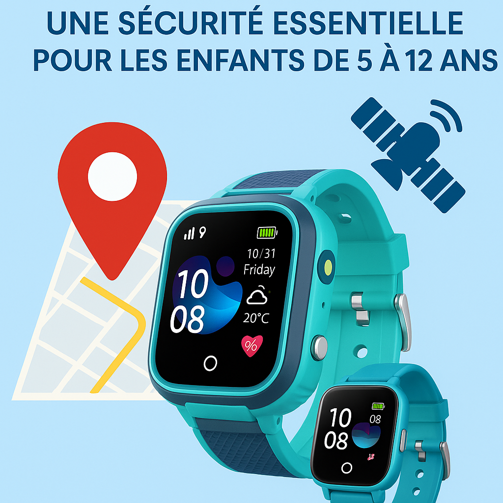 LES MONTRES CONNECTÉES GPS : UNE SÉCURITÉ ESSENTIELLE POUR LES ENFANTS DE 5 À 12 ANS